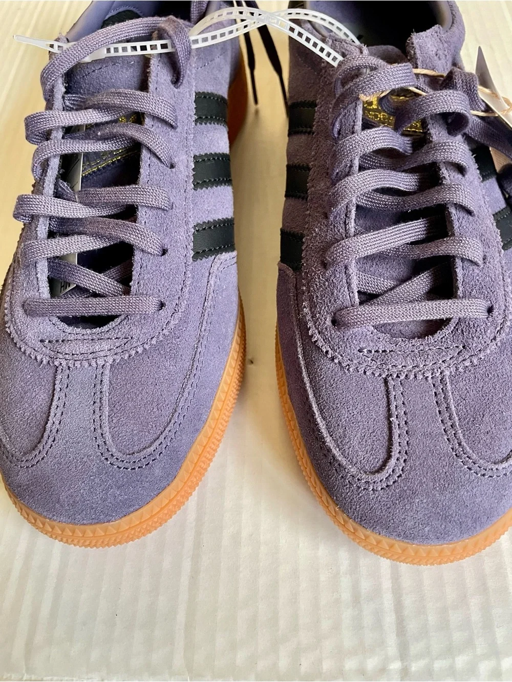 NWT 💜Adidas Handball Spezial Suede Sneakers Size 7 Juniors JP8020